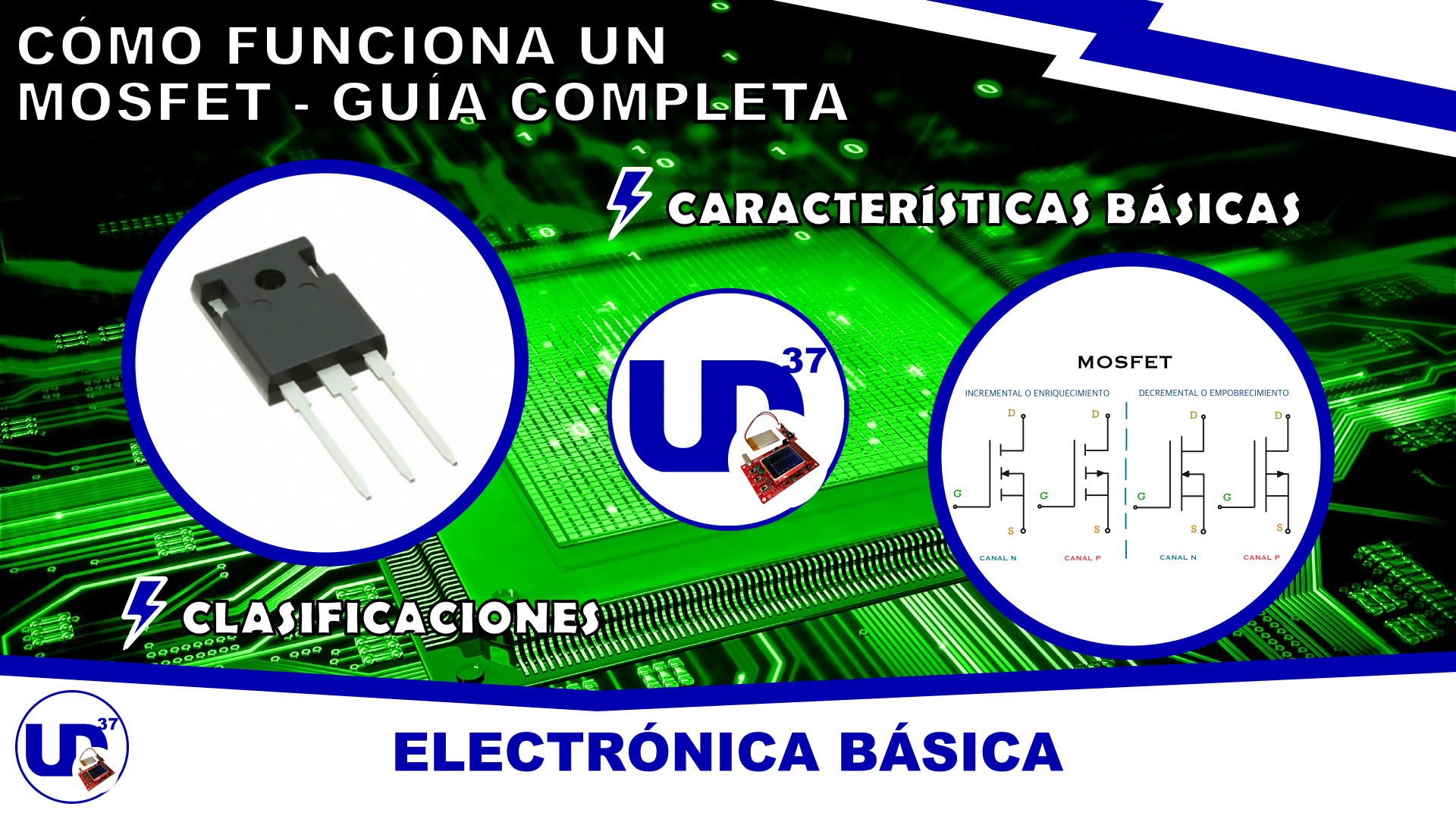 Electrónica básica – Cómo Funciona un MOSFET: Guía Completa