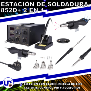 Estación de Soldadura 852D+ 2 en 1