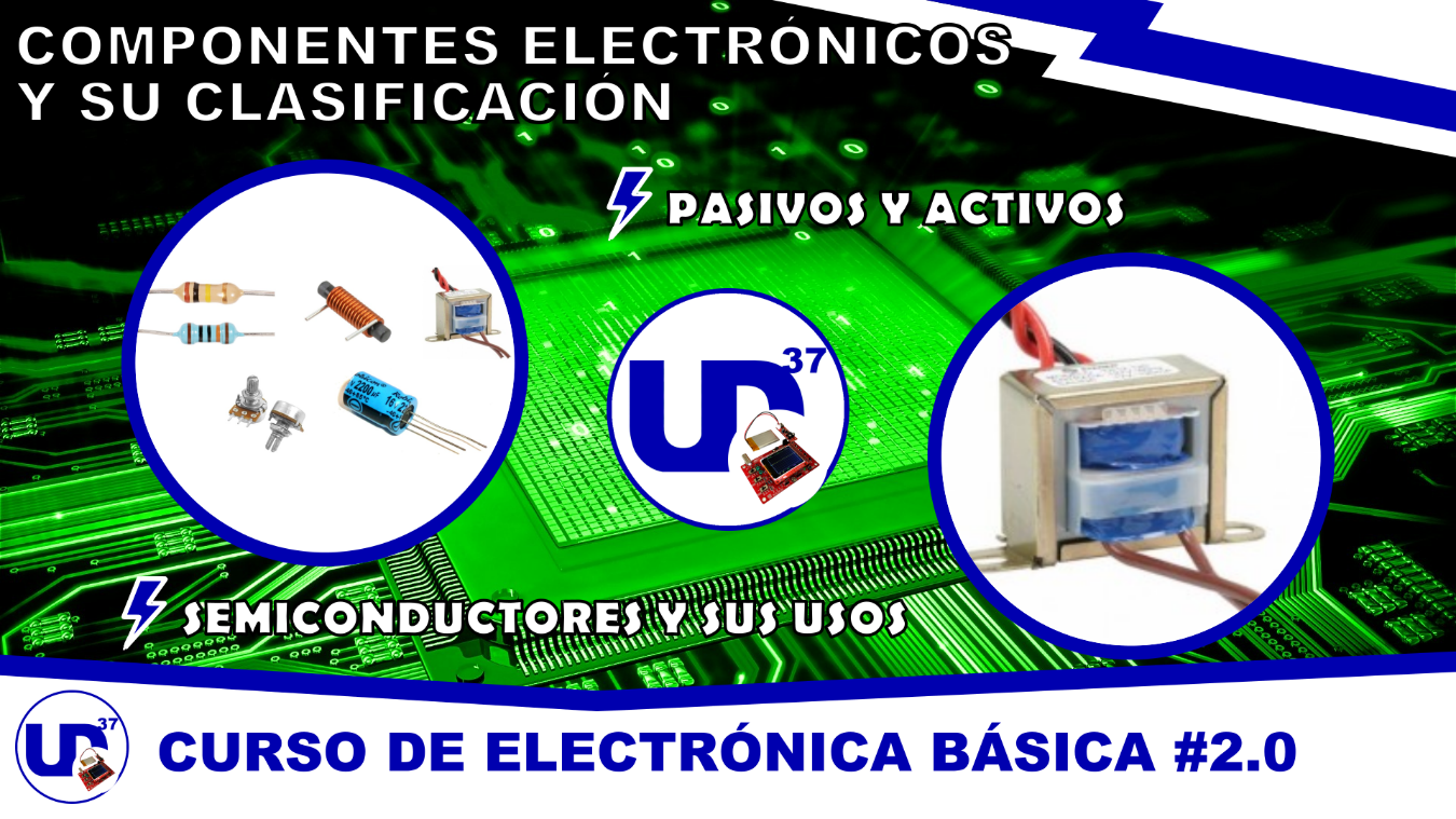 Curso de electrónica básica #2.0 – Componentes electrónicos y su clasificación